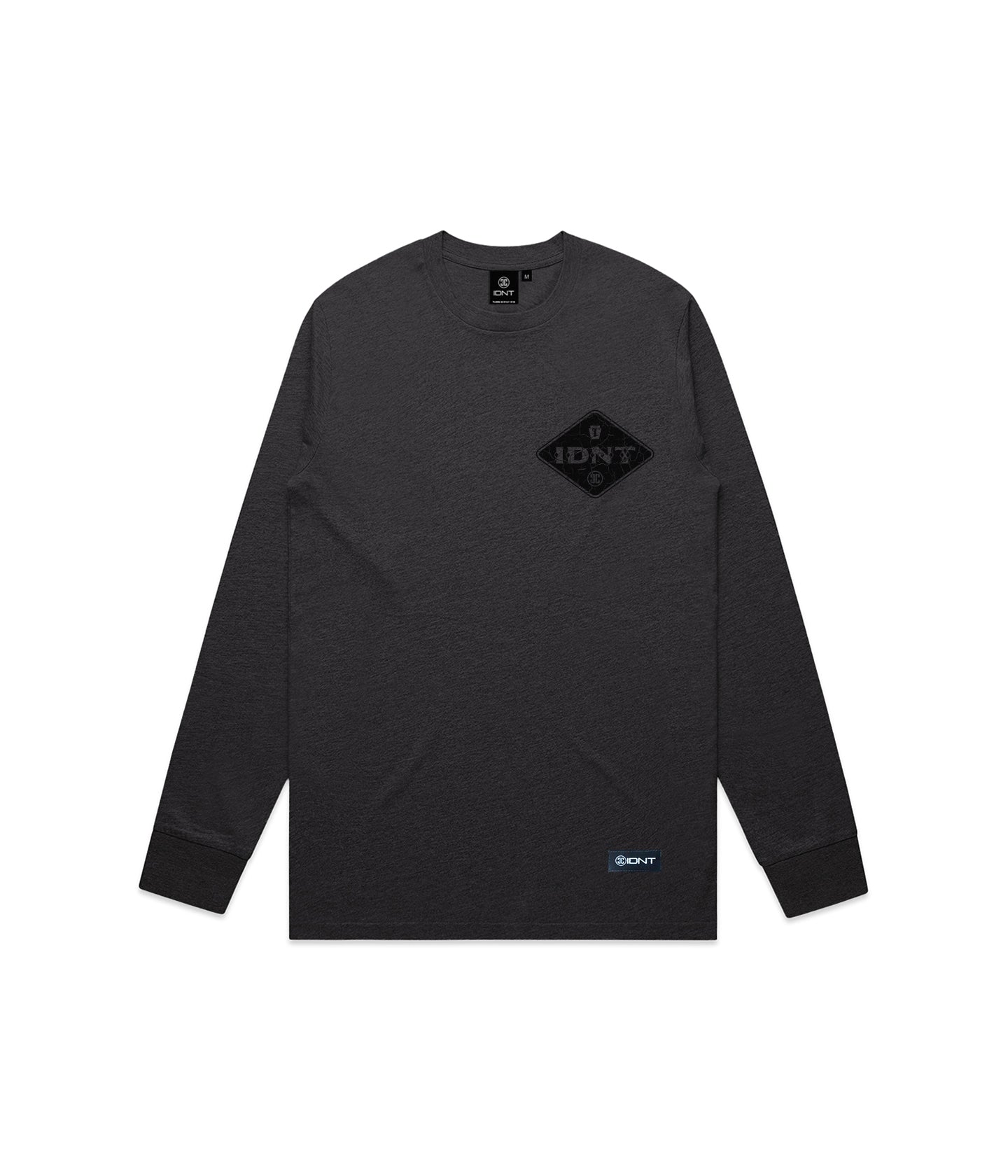 Alosange LS t-shirt / black marle