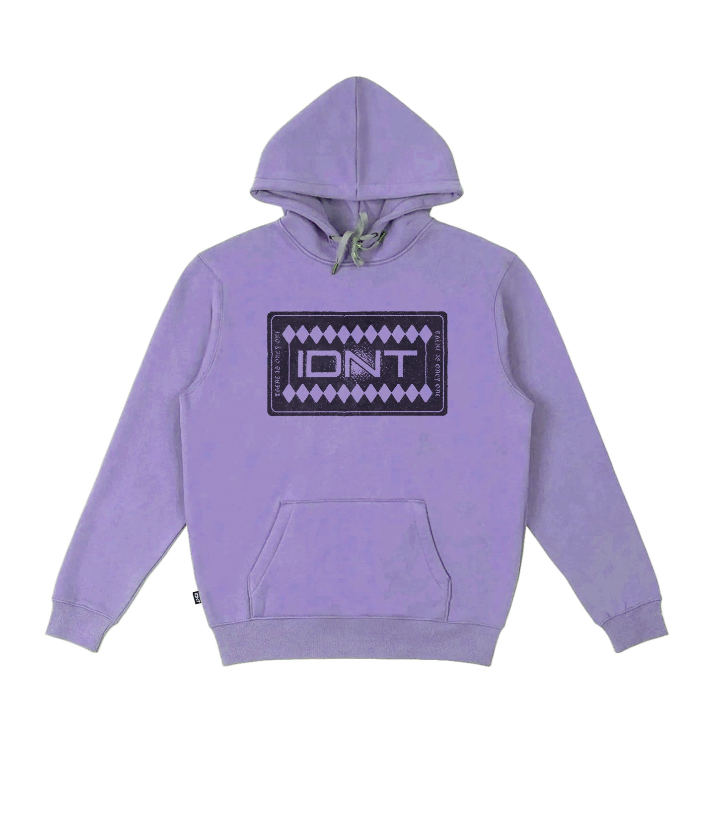Sudadera con capucha Placa / Morada
