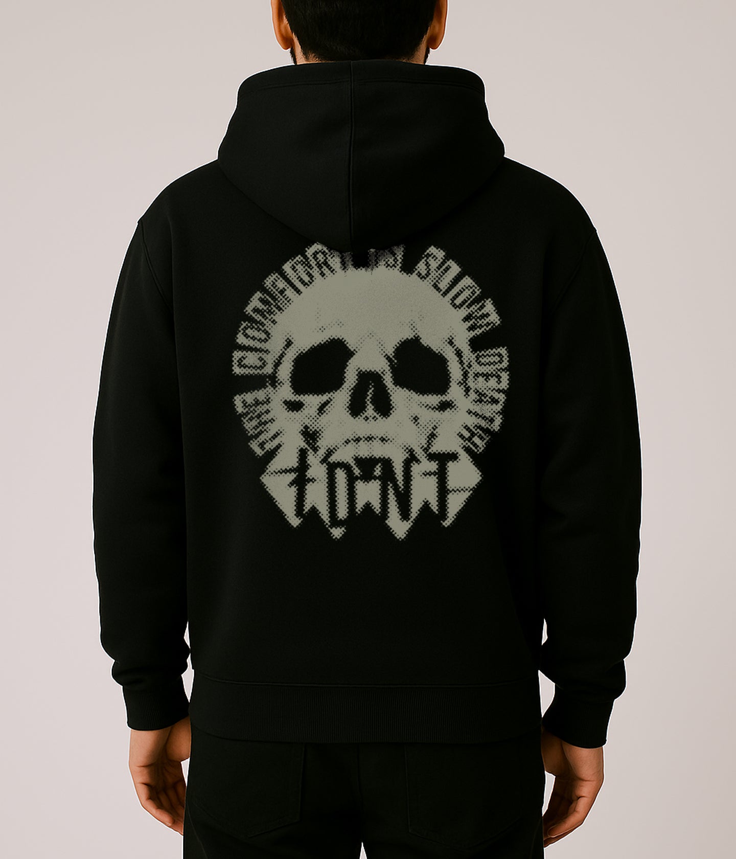 Skull Hoodie / Black