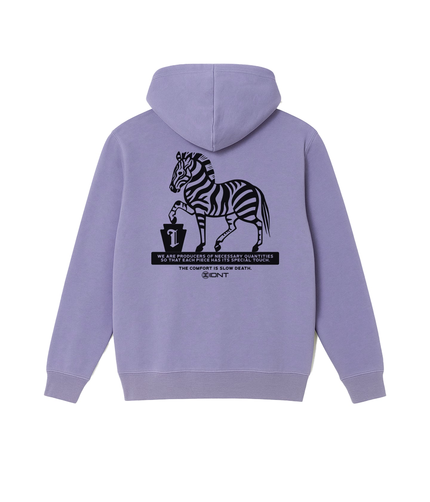 Sudadera con capucha Key Zebra / morada
