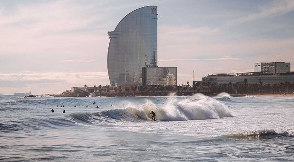 Playas de Barcelona para surf