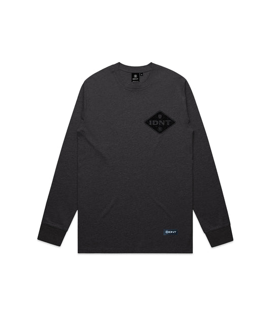 Alosange LS t-shirt / black marle
