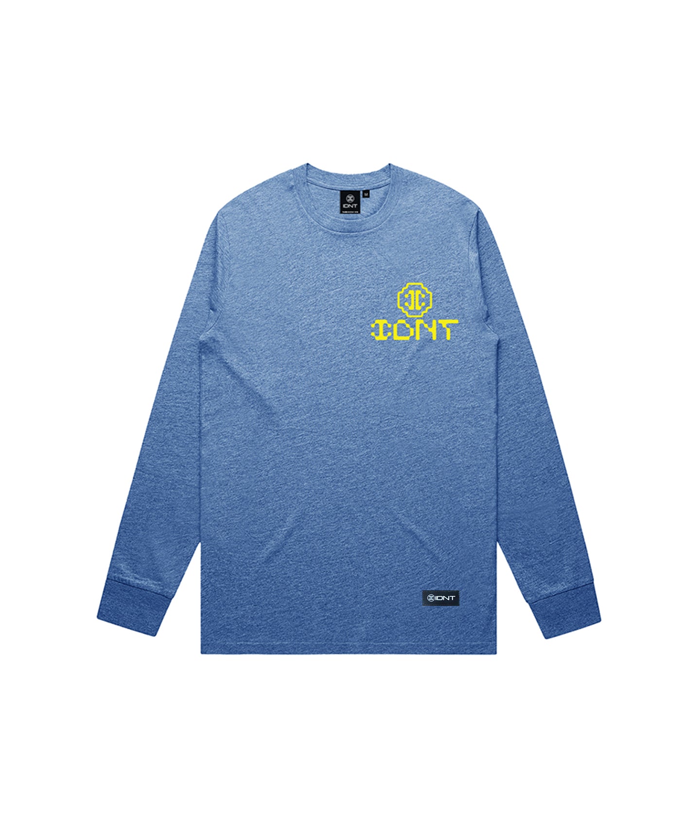 Pacman LS t-shirt / blue marle