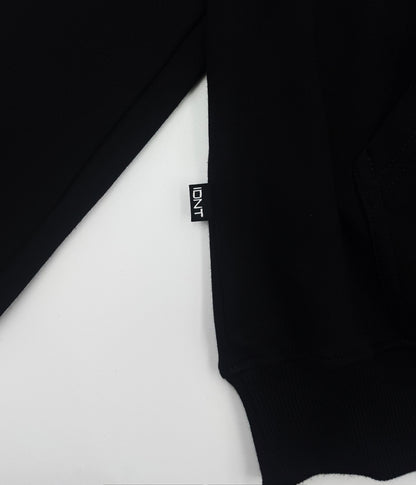 Sudadera con capucha de calavera / negra