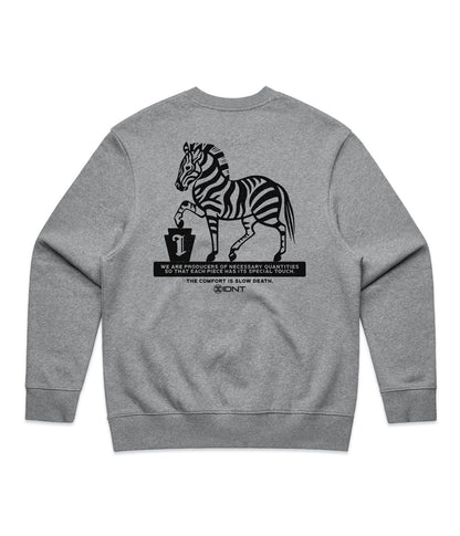 Zebra / crew / grey marle