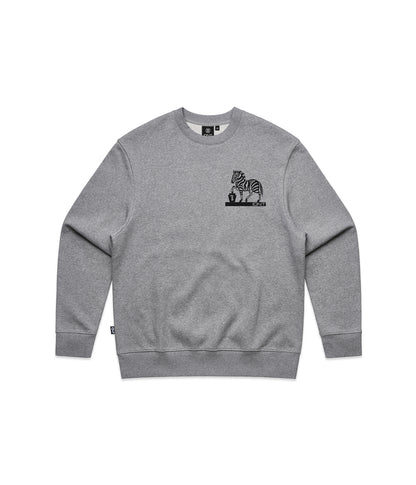 Zebra / crew / grey marle
