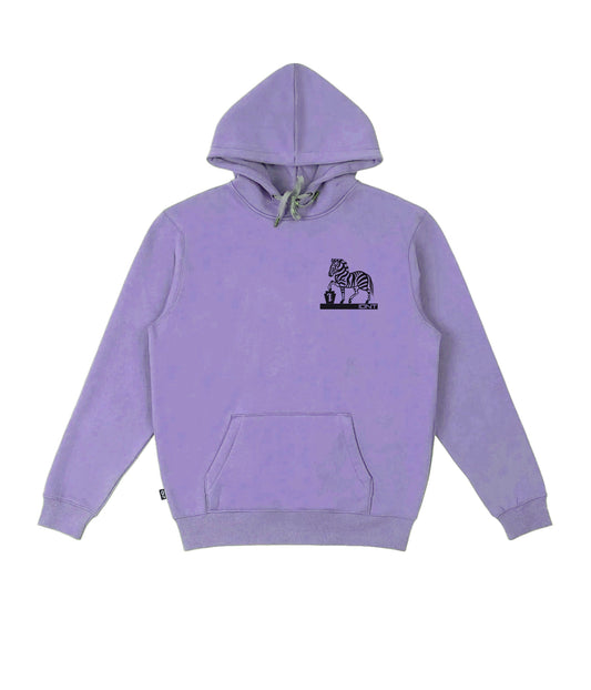 Key Zebra / hoodie / purple